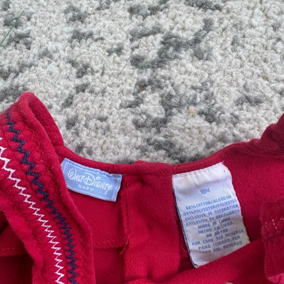 Vtg 1990s Y2K Disney Winnie the Pooh + Piglet Embroidered Tank Top 18M - Picture 3 of 7